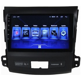 Resim Mitsubishi Outlander 9 inç 2008-2012 Çerçeve Ve Soket 