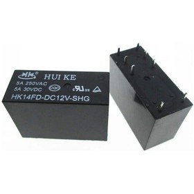 Resim 12 Volt Role Çift Kontak 8 Bacak Çok Renkli 