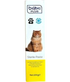 Resim Bioxi Kısırlaştırılmış Kediler Için Multivitamin Ve Mineralli, Kısır Kedi Malt Macunu 100 gr 