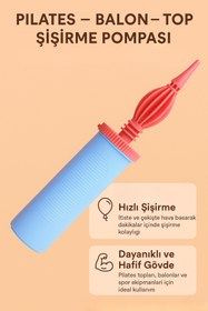 Resim Hane Dostu Pilates – Balon – Top Şişirme Pompası | Hızlı Şişirme Pompası 