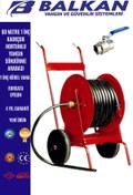 Resim Balkan Ticaret 60 Metre Yangın Hortum Arabası+1 inç küresel vana 