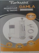 Resim TURKUAZ 3/6 Litre Çift Basmalı Rezervuar Iç Takımı Klozet Iç Takımı 9ff0072000 