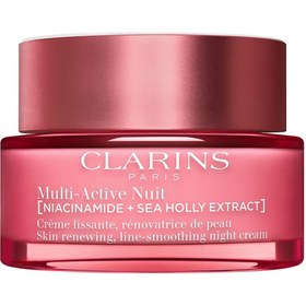 Resim Clarins Kuru Ciltler İçin Kırışıklık Karşıtı Gençleştirici Nemlendirici Gece Kremi- 50 ml 