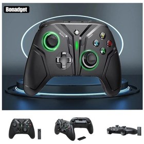 Resim Kablosuz Oyun Denetleyicisi Anahtarı/ps3/pc/android 3d Joystick Gamepad Kaymaz Titreşim Motoru Oyun Kontrol Aksesuarları 