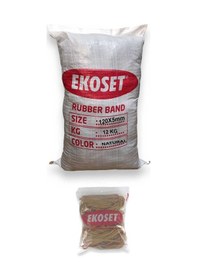 Resim Ekoset 12 CM Kalın Paket Lastiği 120 x 5 MM 12 KG 