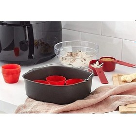 Resim Philips Uyumlu Airfryer Bakingmaster Kit Xxl Izgara Seti Hd9952/00 Ne İf 