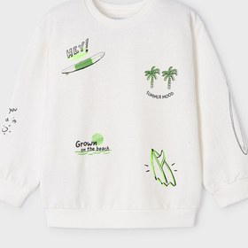 Resim Mayoral erkek çocuk pullover kazak 3447 - EKRU / 8 yaş 
