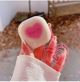 Resim Microsonic Samsung Uyumlu Galaxy Buds Pro Kılıf Süslü Renkli Kalp Desenli Pembe 