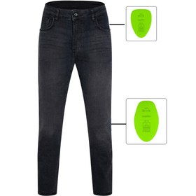 Resim Tech90 Vecton Ad Pro Black Kevlar Cordura Motosiklet Pantolonu 