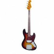 Resim SX SJB62C+/3TS Tortoise Shell Pickguard Bas Gitar (3-Tone Sunburst) 