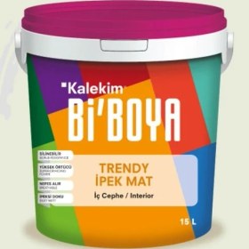 Resim Bi'Boya İpek Mat Trendy 15 Lt Buz Beyazı 