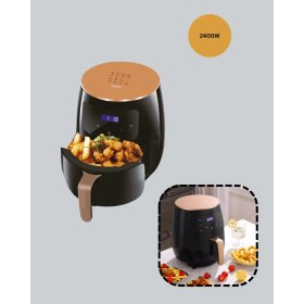 Resim Marsilyan 6l Yağsız Fritöz 2400W Dokunmatik Ekran Otomatik Kapanma Airfryer 