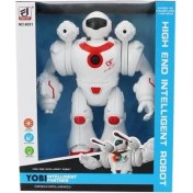 Resim MEGA Füze Atan Sesli ve Işıklı Robot Kırmızı-Beyaz 