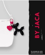 Resim JACA Balon Köpek Model Charm Şık Sallantılı Çanta Aksesuarı Ve Anahtarlık 