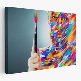 Resim Es10 Dekoratif Baskı Kırmızı Klasik Araç Kanvas Tablo (95 x 165) 