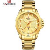 Resim Hanyang Gg Navıforce Moda Lüks Altın Izle Erkekler 2022 Yeni Askeri Spor Kuvars Kol Saati Casual Saat Paslanmaz Çelik Su Geçirmez Saatler (Yurt Dışından) 