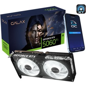 Resim Galax Geforce Rtx 5060 Ti 1-Click Oc 8gb Gddr7 128 Bit Dlss 4 Ekran Kartı (56ISN8MDCPCT) 