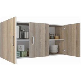 Resim Kenzlife hazır mutfak dirca22 crd 060*120*22 mutfak banyo dolabı kapaklı raflı 