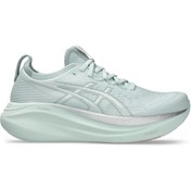 Resim Asics GEL-NIMBUS 27 Kadın Yeşil Gri Koşu Ayakkabısı 1012B753-300 