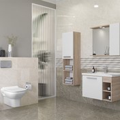 Resim Çanakkale Seramik Alegra Karo Gri 30 x 60 cm 1,80 m2 