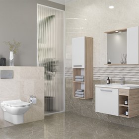 Resim Çanakkale Seramik Alegra Karo Gri 30 x 60 cm 1,80 m2 