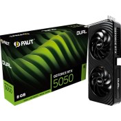 Resim Palit RTX5050 Dual 8gb 128BIT Gddr6 Ekran Kartı NE65050019P1-GB2070D 