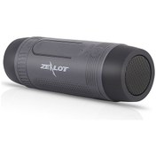 Resim Yaozixa Zealot S1 Dış Mekan Bluetooth Hoparlörü: Led Işık, Sos Modu, Tf Kart/fm Radyo Desteği, 4000mah Pil, Gri Renk 