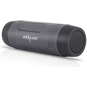Resim Yaozixa Zealot S1 Dış Mekan Bluetooth Hoparlörü: Led Işık, Sos Modu, Tf Kart/fm Radyo Desteği, 4000mah Pil, Gri Renk 