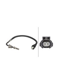 Resim Hella 6pt358181231 Egzoz Sıcaklık Sensörü Kat. Öncesi Mercedes W169 W245 3hts0178 