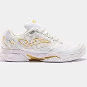 Resim Joma T.Set Lady 2202 Beyaz Gold Kadın Tenis Ayakkabısı Joma