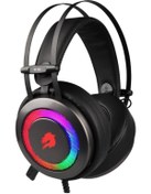 Resim Gamebooster H16 Storm 7 Renk, Titreşimsiz Kısa Mik. Gri Oyuncu Kulaklığı 