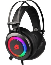 Resim Gamebooster H16 Storm 7 Renk, Titreşimsiz Kısa Mik. Gri Oyuncu Kulaklığı 