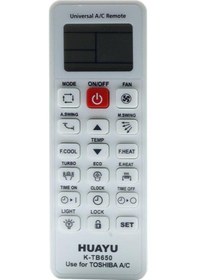 Resim Toshiba Uyumlu Universal Akıllı Klima Kumandası K-Tb650 