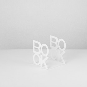 Resim KT-009-A Dekoratif Metal Kitap Tutucu | ByLamp 