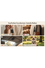 Resim MO DOU Akıllı Takip Cihazı Dual AirTag iOS Android Uyumlu Bluetooth Anahtar Çanta Araç Bulucu 