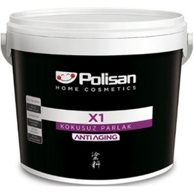 Resim Siyah Renk Polisan X1 Su Bazlı Kokusuz Parlak Ahşap Ve Metal Boyası 2.5l Diğer 