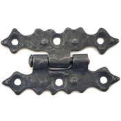 Resim Skygo Antika Tarz Dekoratif Pirinç Yıldız Menteşe - 63x36 mm, Oksit 