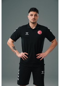 Resim Hummel Armin Milli Takım Kamp Tişört Siyah 