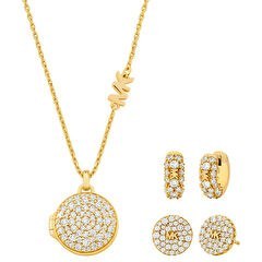 Resim Michael Kors MKC1699SET Kadın Kolye ve Küpe Seti 