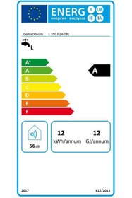 Resim Demirdöküm (Baca Dahil) L 350 F 14 Lt. Doğalgazlı Hermetik Şofben 