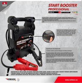 Resim Volkher Booster Akü Takviye Cihazı 12 V - 2500 A 