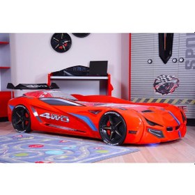 Resim Setaymobilya Arabalı Yatak , Mercedes , Kırmızı , Setay Mobilya 