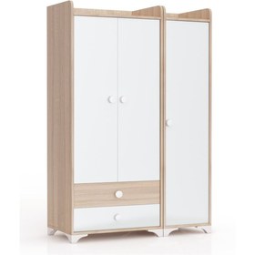 Resim Patiko Furniture Patiko Bdlp 049 3 Kapılı Dolap 