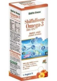 Resim Shiffa Home Omega 3 Balık Yağı Şeftali Aromalı 100 ML 