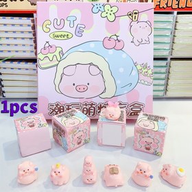 Resim 1 Adet Yeni Sevimli Domuzcuk Mini Süs - Eğlenceli Mini Domuz, Sevimli Domuz Yavrusu, Zarif İşçilik, İnce Reçine Dekorasyon, Ev Masa Dekoru/Araç Dekoru/DIY Dekoru İçin Uygun, Mükemmel Şık Tatil Hediyesi, Koleksiyonluk Figürler, Bayram Hediyesi,Şık Dekorasyon,Modern Dekor,Detaylı Heykel,Küçük Heykel 