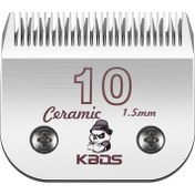 Resim KBDS 10 # Çıkarılabilir Seramik Evcil Hayvan Makası Bıçakları, En Çok Andis, Oster, A5 Klipslerle Uyumlu 