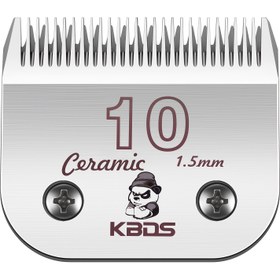 Resim KBDS 10 # Çıkarılabilir Seramik Evcil Hayvan Makası Bıçakları, En Çok Andis, Oster, A5 Klipslerle Uyumlu 