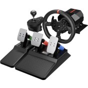 Resim RAMPAGE ROWDY, V997 ONLY, USB/PC, 3mt Kablolu, Direksiyon, Pedal, Vites, Titreşimli, Gaming Oyuncu Direksiyonu 