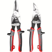 Resim AIRAJ 25.4cm Ağır Hizmet Tipi Havacılık Makası - Çok Yönlü Metal Levha Kesicileri, Ergonomik Tutuş, Endüstriyel Kullanım için Krom Vanadyum Çelik 