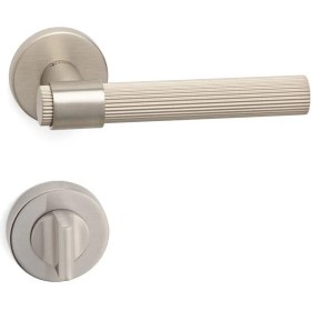 Resim Axel-L Saten - Wc Rozetli Kapı Kolu - Hha212Ro12W Nbm-Nbm/Nb 